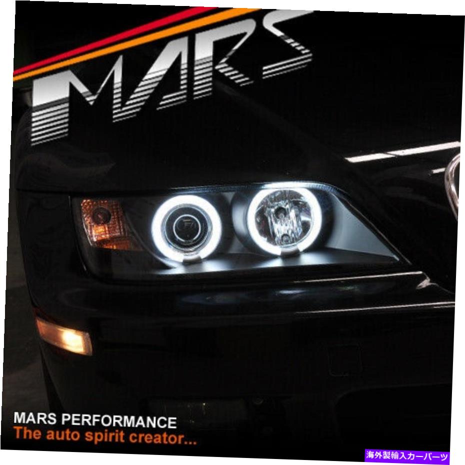 USヘッドライト BMW Z3 96-00 E36-7のための黒いCCFL Angel-Eyesプロジェクターのヘッドライトヘッドライト Black CCFL Angel-Eyes Projector Headlight Head Lights for BMW Z3 96-00 E36-7【並行輸入品】
