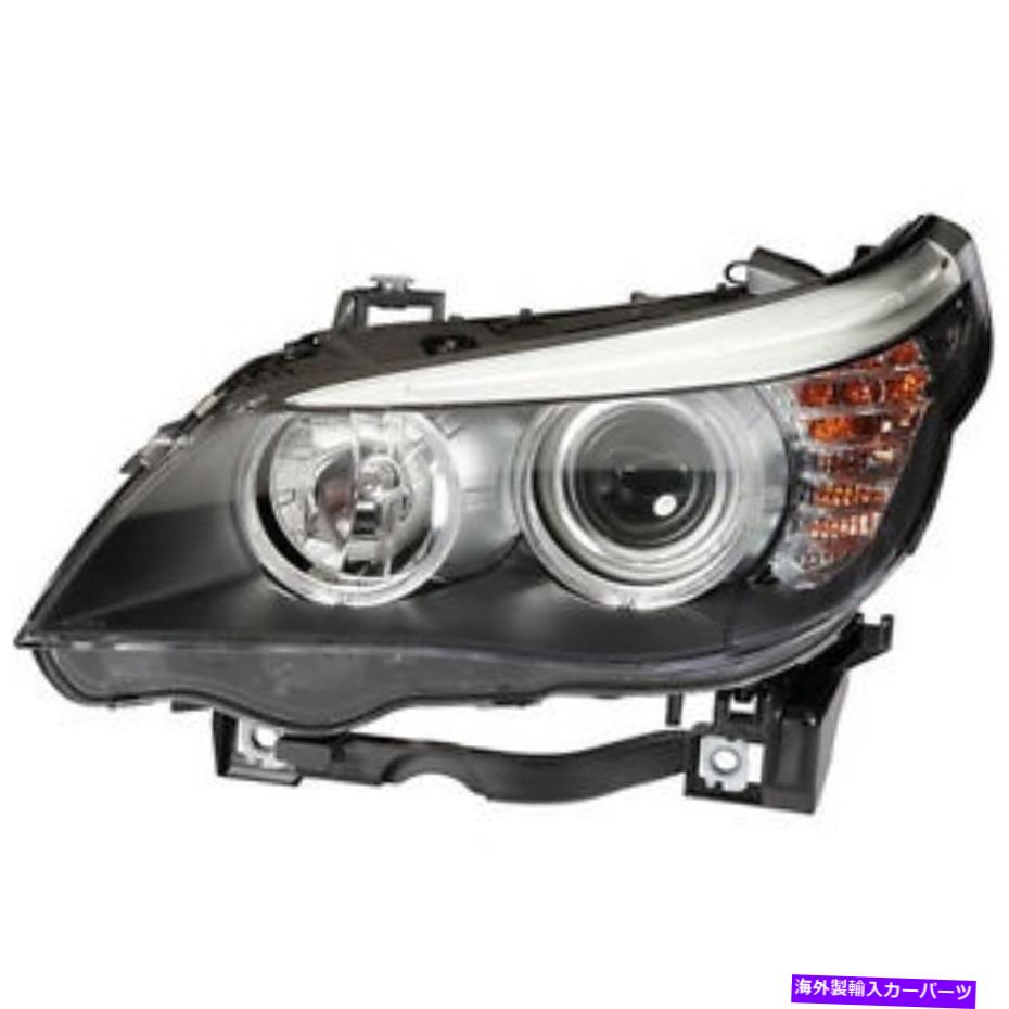 USヘッドライト HELLAハロゲン左サイドドライバヘッドライトBMW 5シリーズE60 E61 LCI 07-10 HELLA halogen left side drivers headlight FOR BMW 5 Series E60 E61 LCI 07-10【並行輸入品】