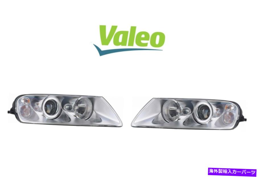 USヘッドライト VW Touareg 04-07のための左右ハロゲンヘッドライトアセンブリのヴァレオペアセット Valeo Pair Set of Left & Right Halogen Headlight Assemblies For VW Touareg 04-07【並行輸入品】
