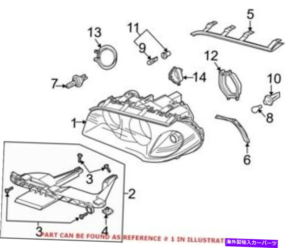USヘッドライト BMWのための本物のOEMヘッドライト63127162202 Genuine OEM Headlight for BMW 63127162202【並行輸入品】|Us Custom Parts Shop USDM