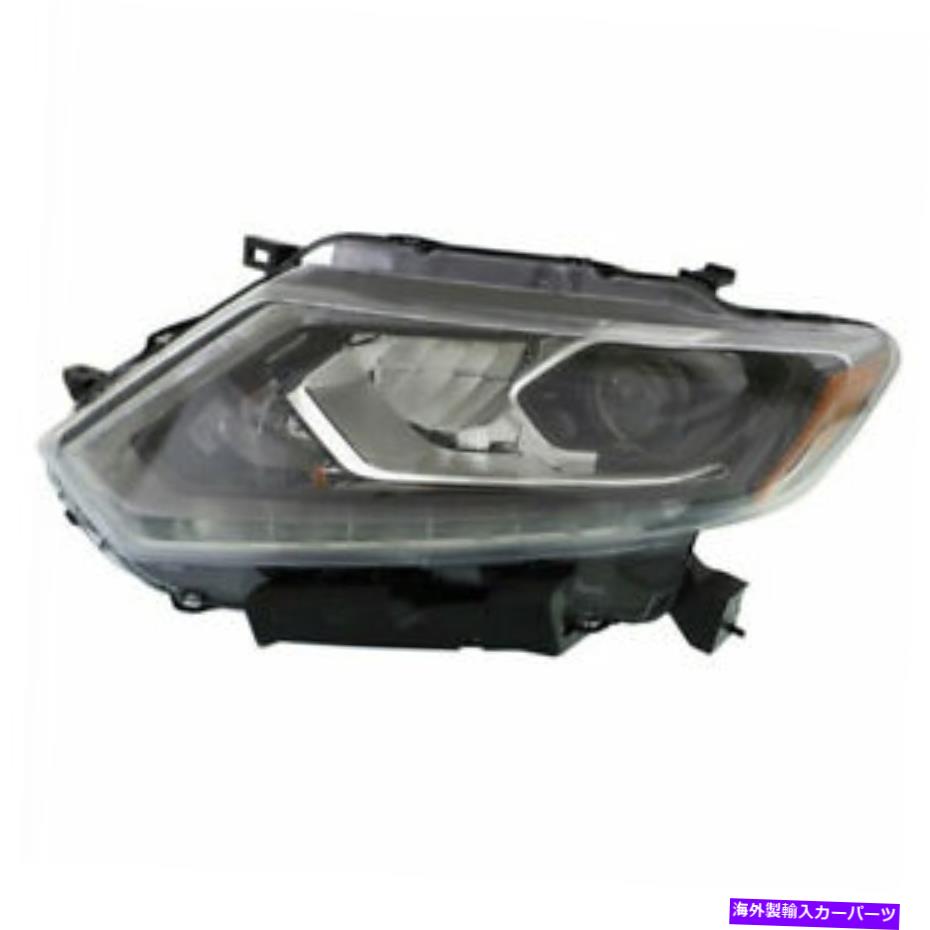 USヘッドライト 14 15 16ローグフロントヘッドライトヘッドランプヘッドライトランプW / LED DRL左側 For 14 15 16 Rogue Front Headlight Headlamp Head Light Lamp w/LED DRL Left Side【並行輸入品】