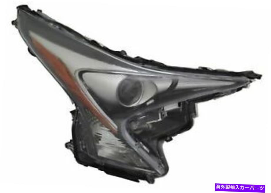 USヘッドライト 2015年からLED DRLのトヨタプリウスZVW5の右側のヘッドライト Right side headlight for Toyota Prius ZVW5 from 2015- LED DRL【並行輸入品】
