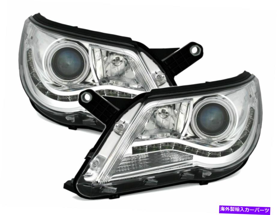 USヘッドライト ChromeクリアフィニッシュCCFL Angel Eyes LED DRL 07-11とVW Tiguanのヘッドライト CHROME CLEAR FINISH CCFL Angel Eyes Headlights for VW TIGUAN with LED drl 07-11【並行輸入品】｜Us Custom Parts Shop USDM