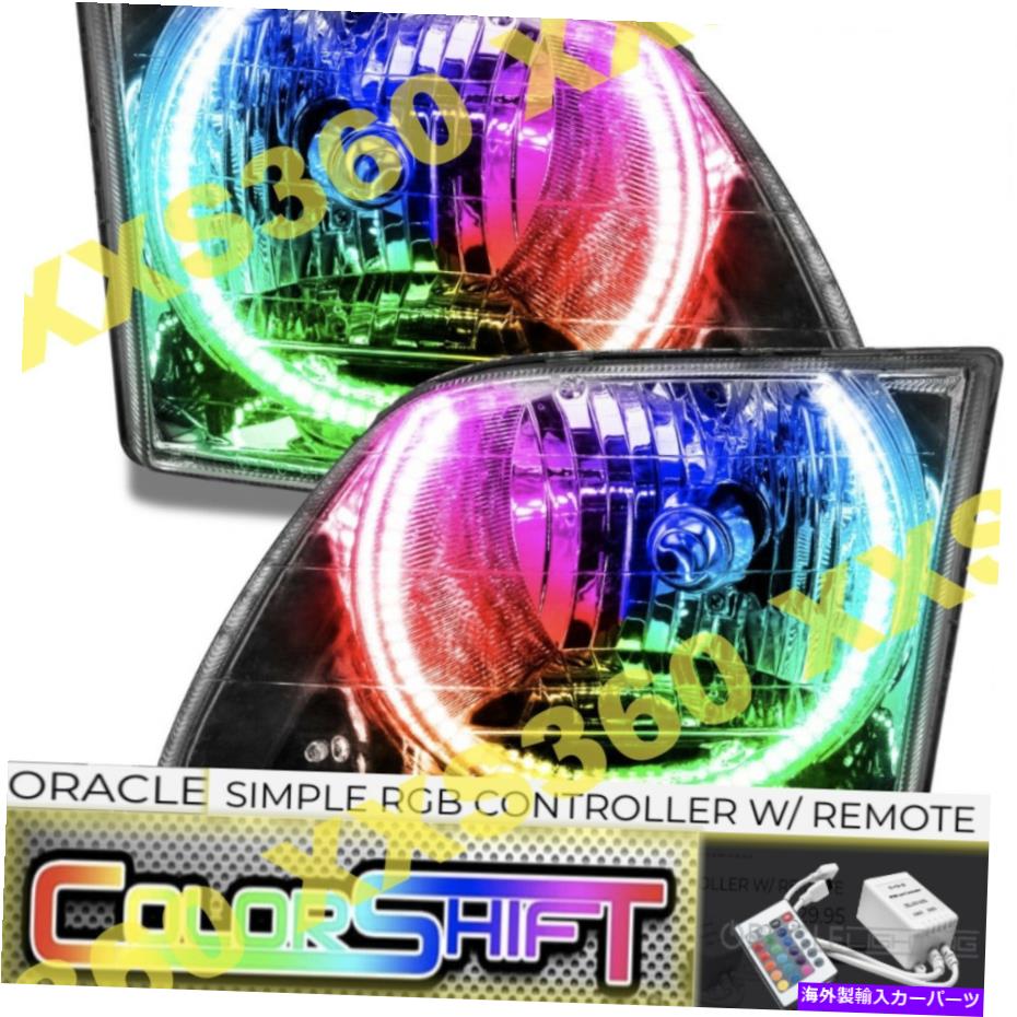 USヘッドライト Ford F150 / F250 97-03 LED ColorShift Simpe W / RemoteのためのOracle Halo 2xヘッドライト ORACLE Halo 2x HEADLIGHTS for Ford F150/F250 97-03 LED COLORSHIFT Simpe w/remote【並行輸入品】｜Us Custom Parts Shop USDM