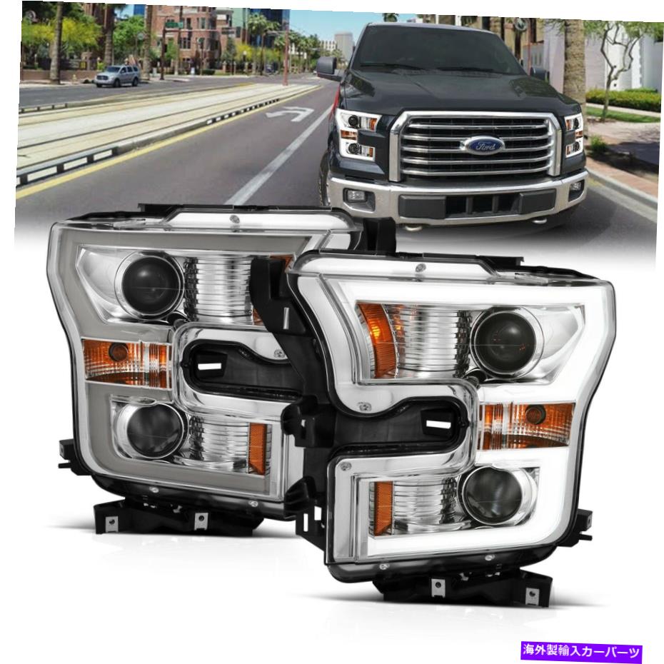 USヘッドライト ANZO USA 111358プロジェクターヘッドライトセット15~17 F-150 Anzo USA 111358 Projector Headlight Set Fits 15-17 F-150【並行輸入品】