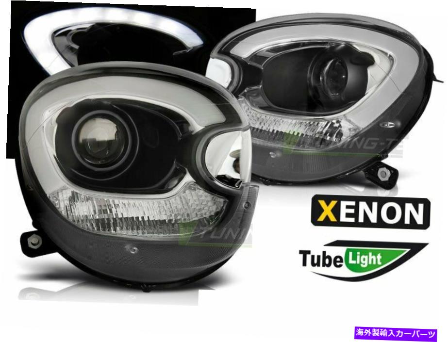 USヘッドライト Juego de Faros Delanteras Mini R60 Countryman 2010-2014 LED Negro D1SキセノンHID Juego de Faros Delanteras Mini R60 Countryman 2010-2014 LED Negro D1S Xenon HID【並行輸入品】