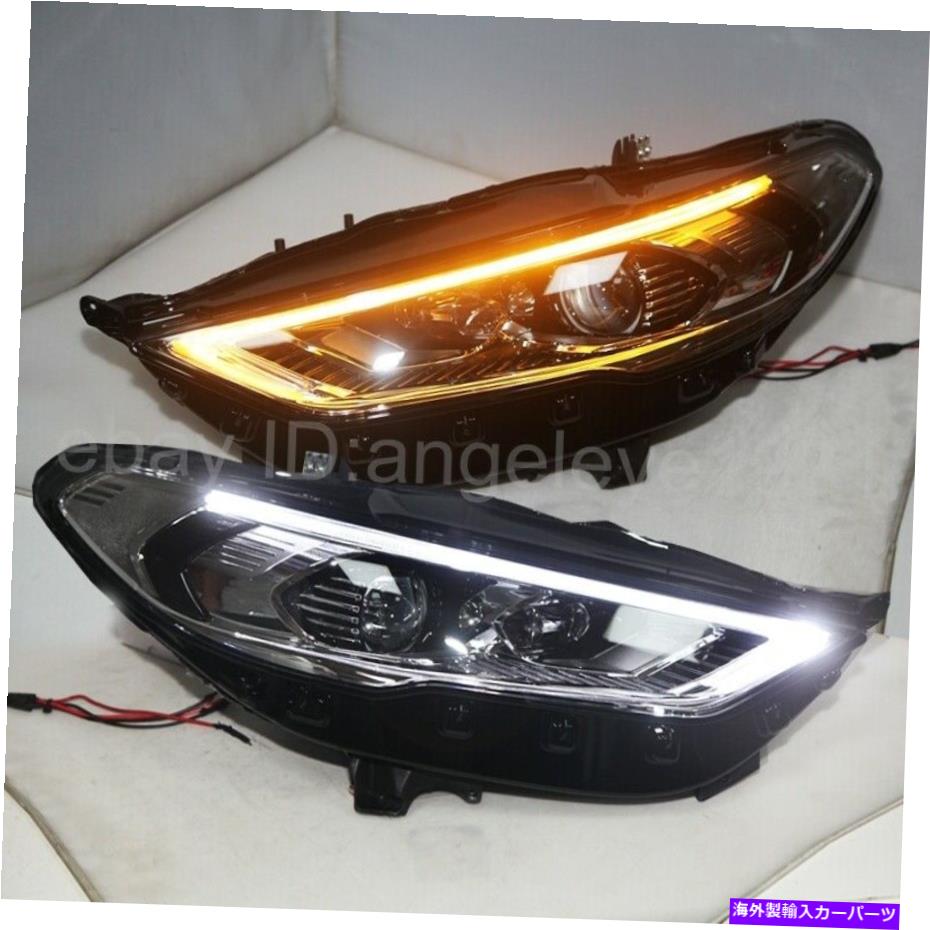 USヘッドライト Mondeo FusionのチタンLEDヘッドランプ2017年PW2のためのLED流れる旋回光 LED Flowing turning light for Mondeo Fusion Titanium LED Head Lamp 2017 year PW2【並行輸入品】