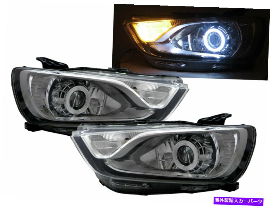USヘッドライト Chevrolet LHDのためのAveo 14-Present Facelift CCFLプロジェクタのヘッドライトChrome China Aveo 14-present FACELIFT CCFL Projector Headlight Chrome China for CHEVROLET LHD【並行輸入品】