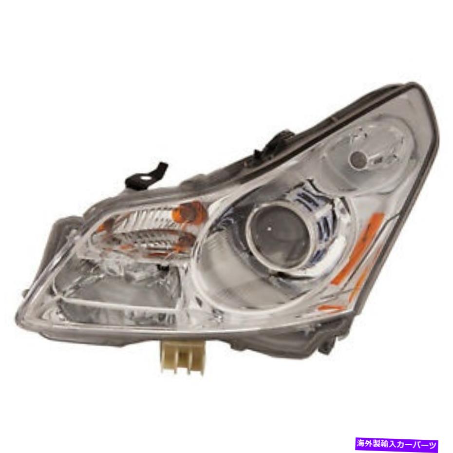USヘッドライト ヘッドライト左の運転席側HIDヘッドランプInfiniti G37セダン Headlight Left Driver Side HID Headlamp For 2009 Infiniti G37 Sedan【並行輸入品】