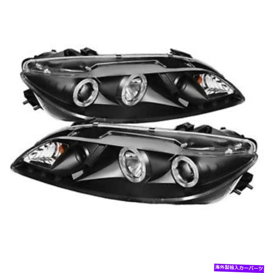 USヘッドライト Spyder Auto 5042538 Halo DRL LEDプロジェクターヘッドライトがフィット03-05 6 Spyder Auto 5042538 Halo DRL LED Projector Headlight Fits 03-05 6【並行輸入品】
