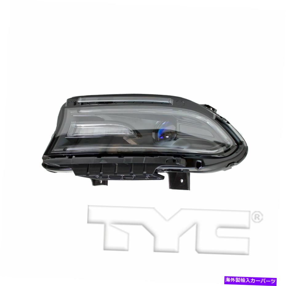 USヘッドライト 2015-2016 Dodge Charger HalogenヘッドライトW / LED DRLドライバ側LH For 2015-2016 Dodge Charger Halogen Headlight w/LED DRL Driver Side LH【並行輸入品】
