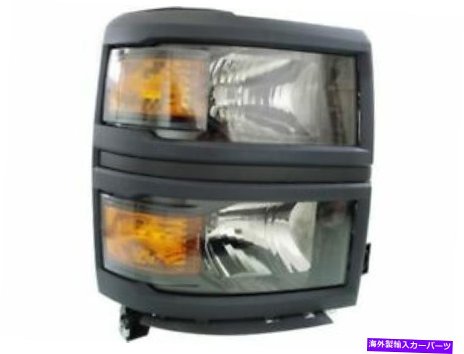 USヘッドライト 右側 - 助手席側ヘッドライトアセンブリ1CHT96用Silverado 1500 2014 2015 Right - Passenger Side Headlight Assembly 1CHT96 for Silverado 1500 2014 2015【並行輸入品】