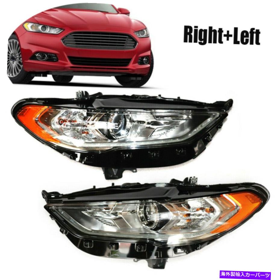 USヘッドライト Ford Fusion 2017-2020ハロゲンアメリカのための左+右ヘッドライトヘッドランプアセンブリ Left+Right Headlights Headlamps Assembly For Ford Fusion 2017-2020 Halogen USA【並行輸入品】｜Us Custom Parts Shop USDM