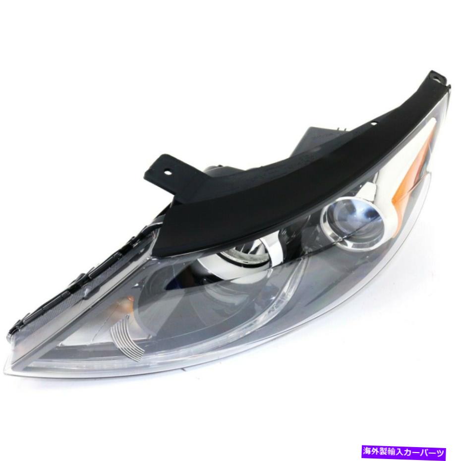 USヘッドライト LED昼間のランニングライトCapaを搭載した2011-2012 Kia Sportageのヘッドライト Headlight For 2011-2012 Kia Sportage Left with LED Daytime Running Lights CAPA【並行輸入品】