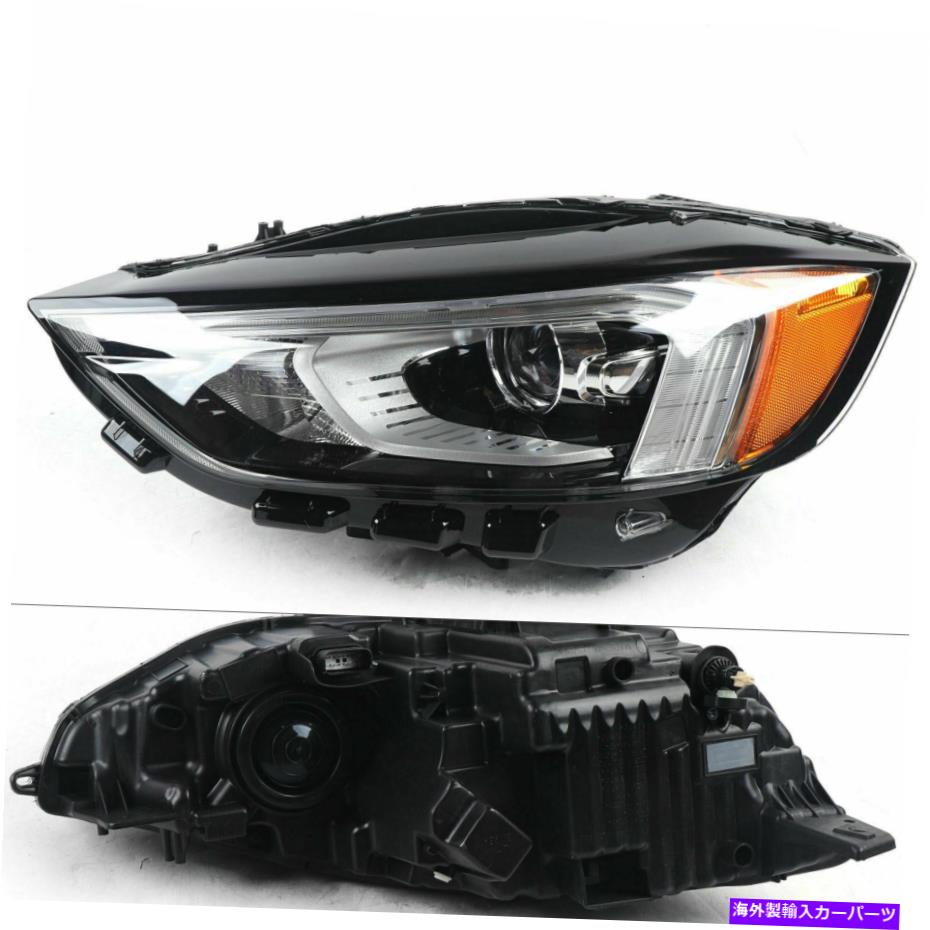 USヘッドライト 新しい黒LEDヘッドライト2019年2020年の2021年のFord EdgeのためのドライバーサイドLh New Black LED Headlight Left Driver Side LH For 2019 2020 2021 Ford Edge【並行輸入品】