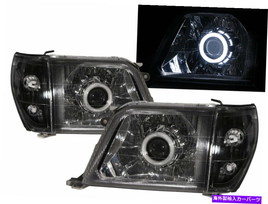 USヘッドライト トヨタLHDのための土地クルーザーFJ90 1996-2003 CCFLプロジェクターFeux Avant Phare Black LAND CRUISER FJ90 1996-2003 CCFL Projector Feux Avant Phare Black for TOYOTA LHD【並行輸入品】