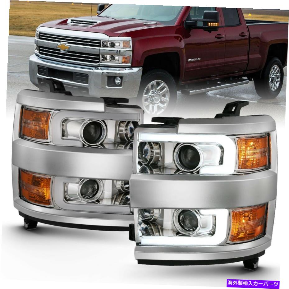 USヘッドライト Anzo USA 111360プロジェクターヘッドライトセットフィットSilverado 2500 HD Silverado 3500 HD Anzo USA 111360 Projector Headlight Set Fits Silverado 2500 HD Silverado 3500 HD【並行輸入品】
