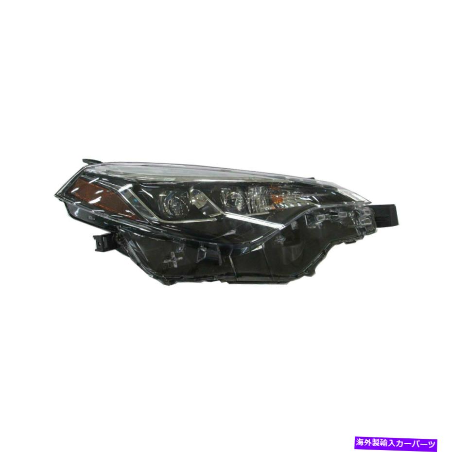 USヘッドライト トヨタカローラ17-19太平洋ベスト旅客サイド交換ヘッドライト For Toyota Corolla 17-19 Pacific Best Passenger Side Replacement Headlight【並行輸入品】