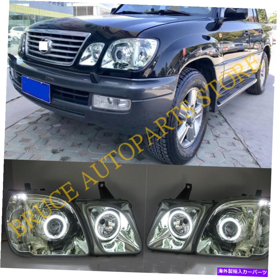 USヘッドライト Angel Eyes LED CCFL HaloプロジェクターヘッドライトキットU Lexus LX470 1998~2007 Angel Eyes LED CCFL HALO PROJECTOR Headlights Kit u For Lexus LX470 1998~2007【並行輸入品】｜Us Custom Parts Shop USDM