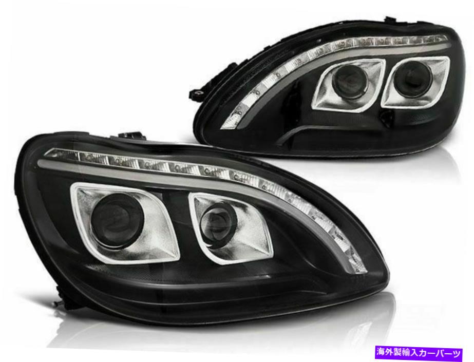 USヘッドライト Mercedes S430 S500 S600 W220 1998-2001 2002 2003 2004 2004 2004 LPME97ヘッドライトLED MERCEDES S430 S500 S600 W220 1998-2001 2002 2003 2004 2005 LPME97 HEADLIGHTS LED【並行輸入品】