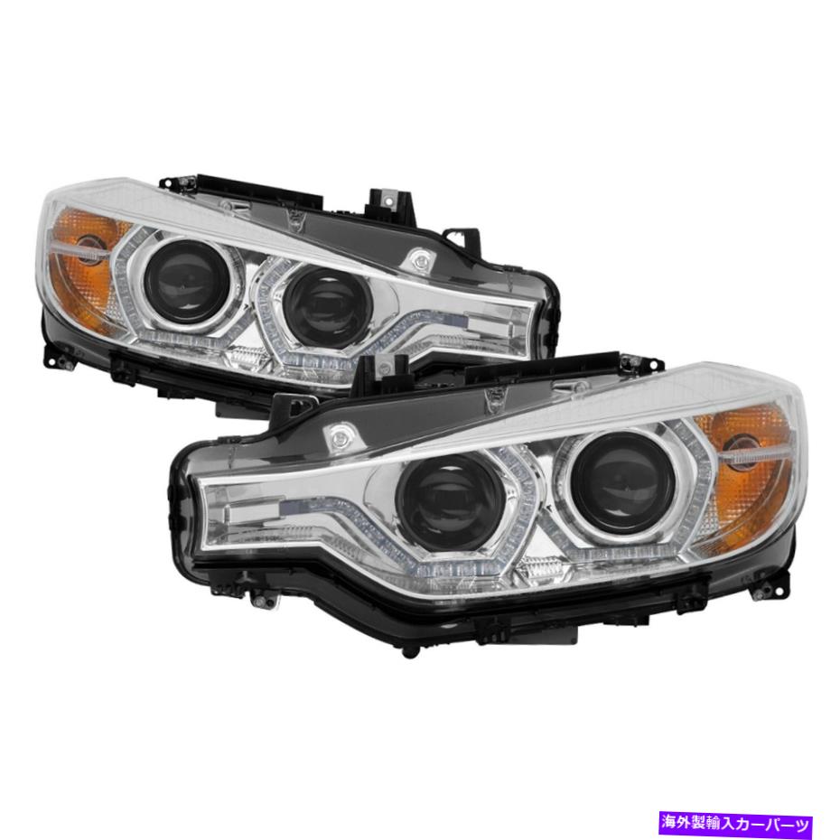 USヘッドライト Spyder Auto 5084354 DRL LEDプロジェクターのヘッドライトを導きました Spyder Auto 5084354 DRL LED Projector Headlights【並行輸入品】