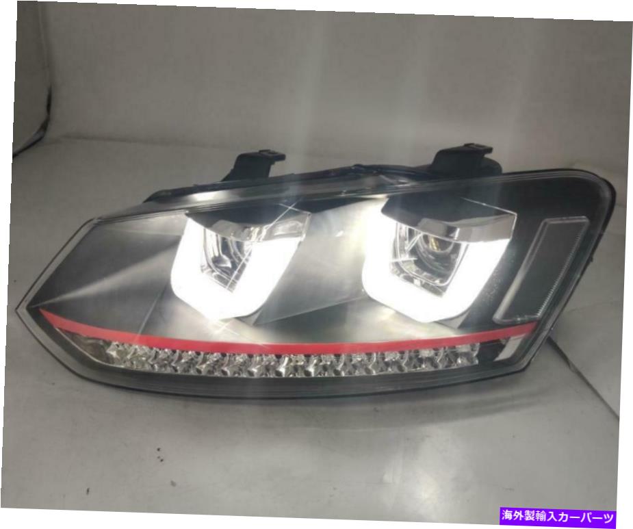 【楽天市場】USヘッドライト MK5 Vento Cross Polo LEDフロントランプLFの赤い線LEDヘッドライト201117年