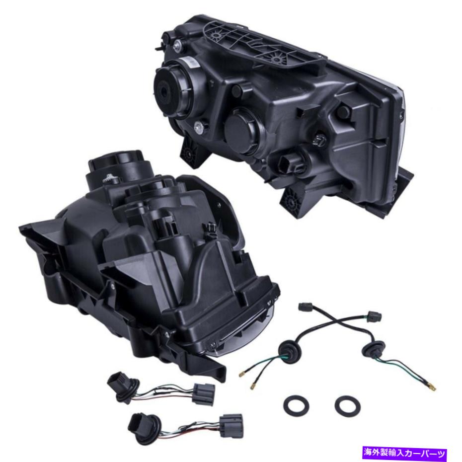 USヘッドライト 2ピースLEDヘッドライトランプドライブ/左+旅客/右側Chevy Camaro 2014＆15 2pc LED Headlight lamp Drive/Left+Passenger/Right Side for Chevy Camaro 2014&15【並行輸入品】