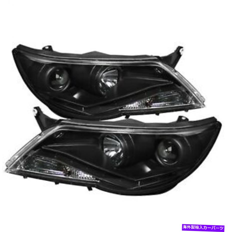 USヘッドライト Spyder Auto 5042651 DRL LEDプロジェクターヘッドライトがフィット09-11 Tiguan Spyder Auto 5042651 DRL LED Projector Headlights Fits 09-11 Tiguan【並行輸入品】