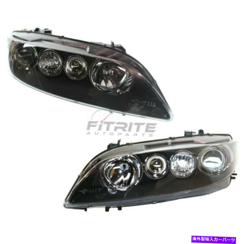 USヘッドライト 2つの左右ヘッドランプの新しいセットMazda 6 2006-2008 MA2502135 MA2503135 NEW SET OF TWO LEFT RIGHT HEAD LAMP FITS MAZDA 6 2006-2008 MA2502135 MA2503135【並行輸入品】