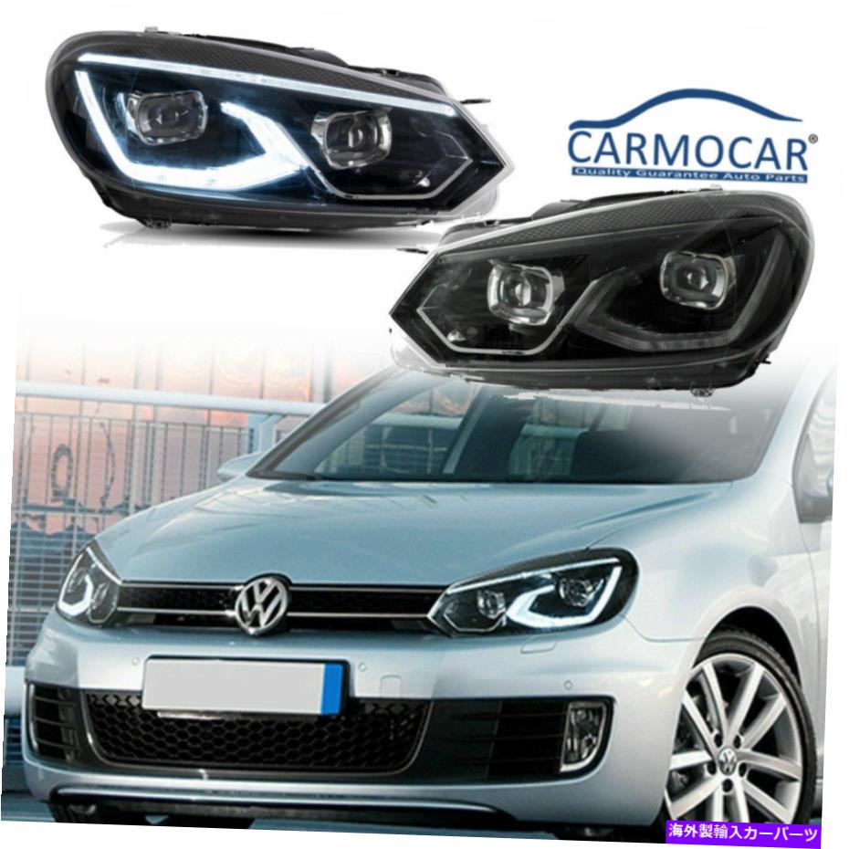 USヘッドライト 2010-2014 VWゴルフ6の新しいLEDプロジェクターヘッドライトW /起動アニメーション6 New LED Projector Headlight W/ Start-up Animation For 2010-2014 VW Golf 6画像