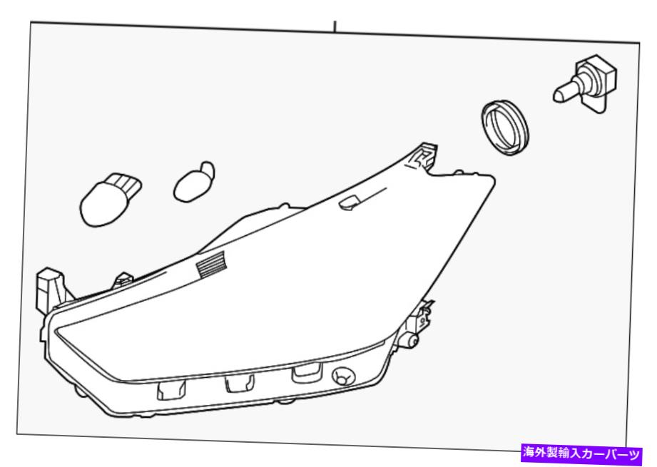 USヘッドライト 本物の日産前ヘッドランプアセンブリ26060-5RL4A. Genuine Nissan Headlamp Assembly 26060-5RL4A【並行輸入品】