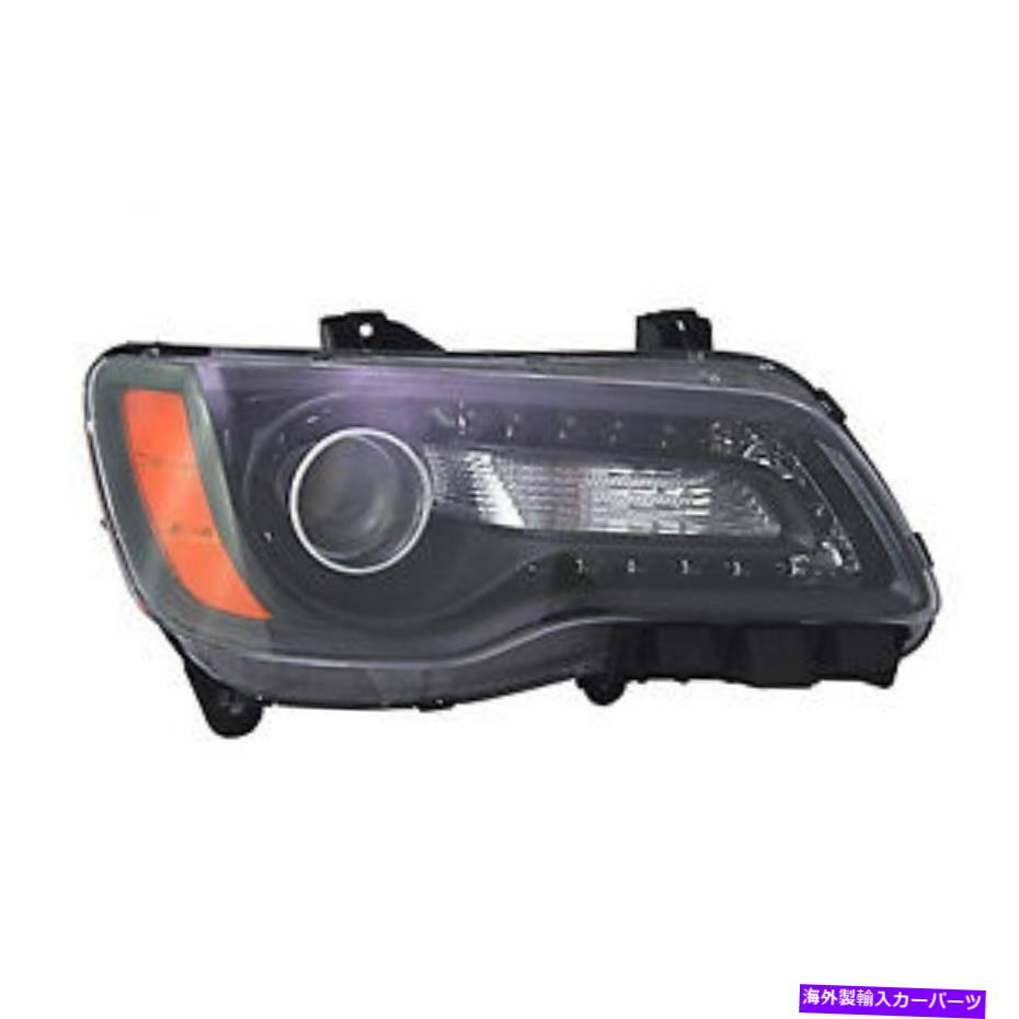 USヘッドライト 12-14 300（助手席側）CH2503235C用の交換用ヘッドライトアセンブリ Replacement Headlight Assembly for 12-14 300 (Passenger Side) CH2503235C【並行輸入品】