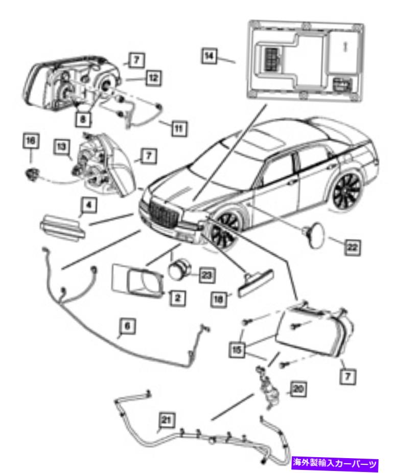 USヘッドライト 本物のMOPARヘッドランプは57010761AAを残しました Genuine MOPAR Headlamp Left 57010761AA【並行輸入品】