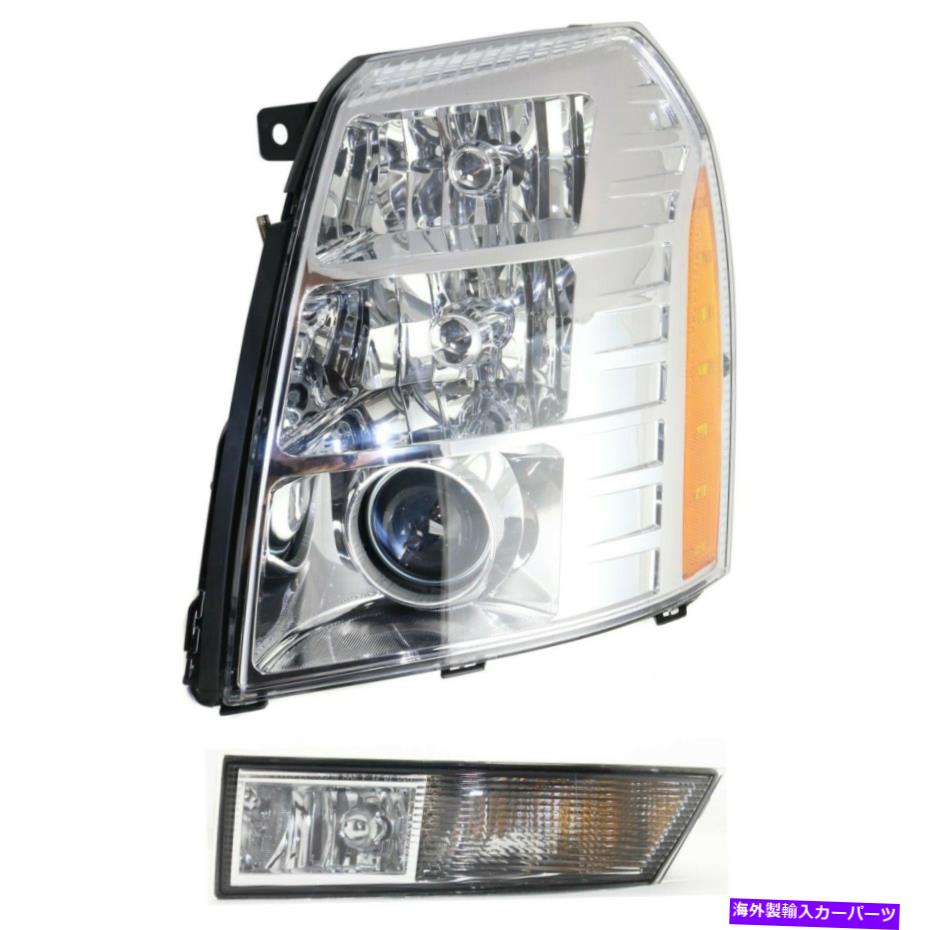 USヘッドライト 新しい自動ライトキットのドライバー左側のLHのキャデラックエスカレードESV EXT 2009-2013 New Auto Light Kit Driver Left Side LH Hand Cadillac Escalade ESV EXT 2009-2013【並行輸入品】