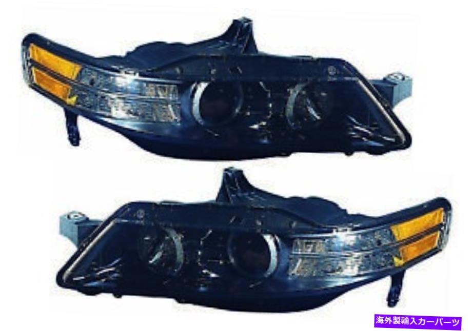 USヘッドライト 2007年2008年Acura TLタイプSヘッドライトペアセット For 2007 2008 Acura Tl Type S Headlights Pair Set【並行輸入品】