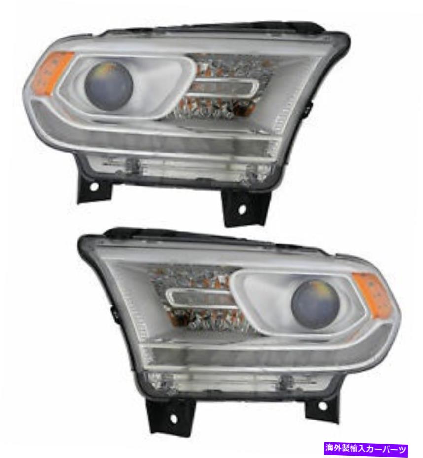 USヘッドライト 2014年2015年のDodge Durangoヘッドライトペアセット For 2014 2015 Dodge Durango Headlights Pair Set【並行輸入品】｜Us Custom Parts Shop USDM