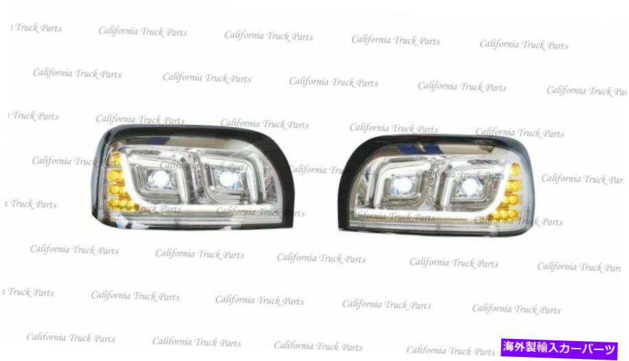USヘッドライト FreightLiner CenturyフルLEDヘッドライトパフォーマンスヘッドランプペア2005+ Freightliner Century Full LED Headlights Performance Headlamps Pair 2005+【並行輸入品】