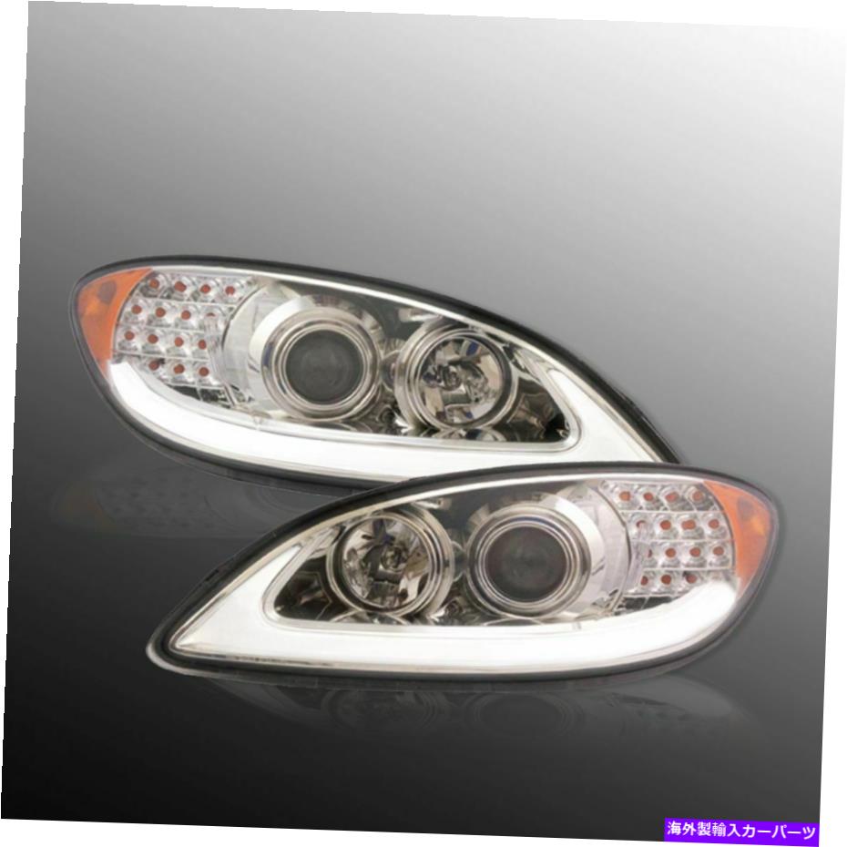 USヘッドライト 国際的なプロスタルのためのChrome LEDの性能ハロゲンヘッドライトランプ Chrome LED Performance Halogen Headlight Lamp Set for International Prostar New【並行輸入品】