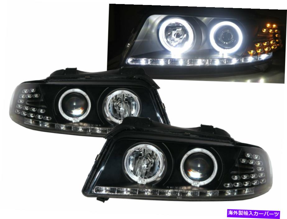 USヘッドライト A4 A4 / S4 B5 8D MK1 1999-2001プロジェクターLEDヘッドライトブラックEU用Audi LHD A4 A4/S4 B5 8D MK1 1999-2001 Projector LED Headlight Black EU for AUDI LHD【並行輸入品】