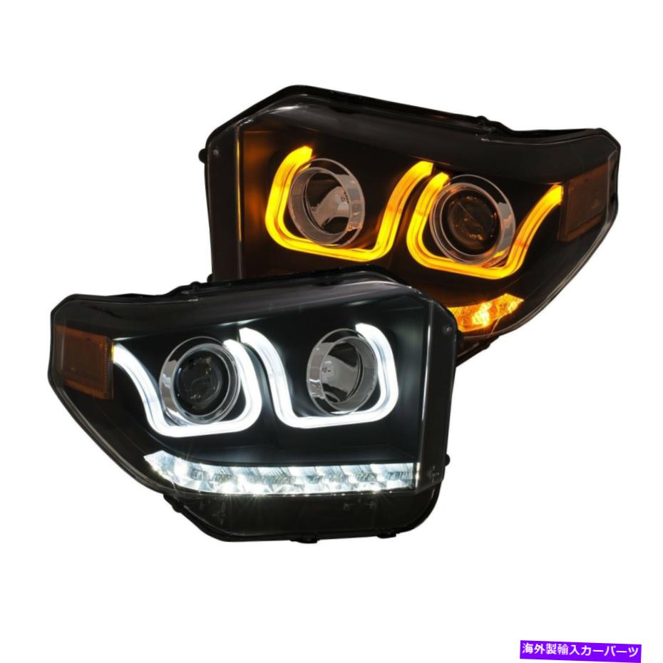 USヘッドライト Anzo 111387 Toyota Tundraの2スイッチバックU-BARプロジェクターヘッドライトのセット Anzo 111387 Set of 2 Switchback U-Bar Projector Headlights for Toyota Tundra【並行輸入品】｜Us Custom Parts Shop USDM