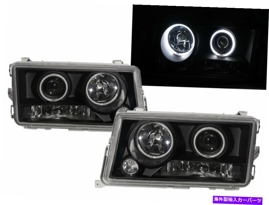 USヘッドライト Mercedes-Benz LHDのためのC-CLASS W201 190D 190D 190D 190D 190E 82-93 CCFLプロジェクターヘッドライトBK C-CLASS W201 190D 190E 82-93 CCFL Projector Headlight BK for Mercedes-Benz LHD【並行輸入品】