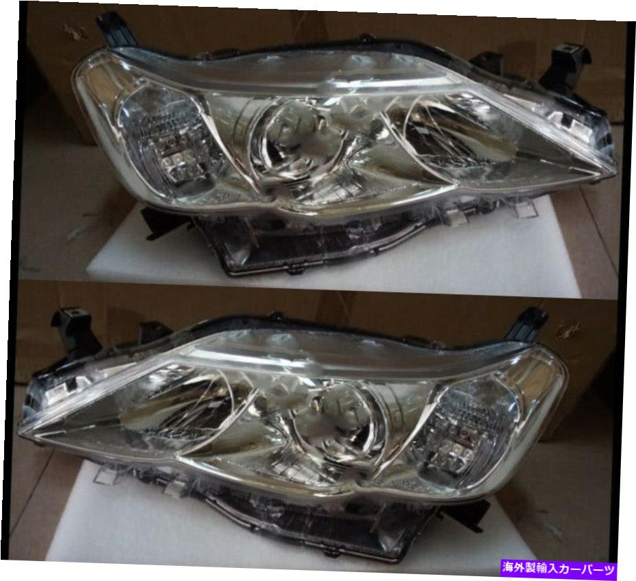 USヘッドライト 2 *フロントバンパーヘッドライトホワイトバックグラウンドトヨタマークx 10-12 2* Front Bumper Headlight White Background Without Xenon For Toyota Mark X 10-12【並行輸入品】