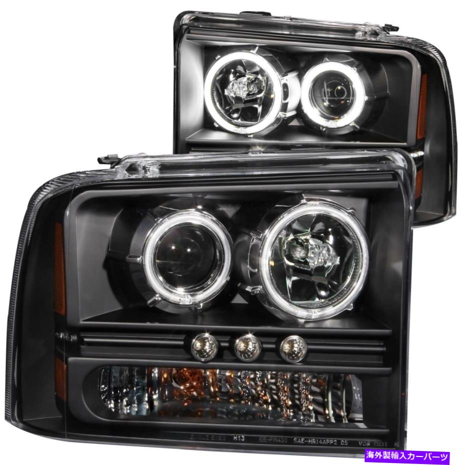 USヘッドライト Anzo USA 111117プロジェクターヘッドライトSET W / HALO Anzo USA 111117 Projector Headlight Set w/Halo【並行輸入品】