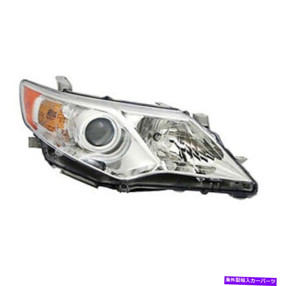 USヘッドライト 12-14カムリ(助手席側)TO2503211の交換用ヘッドライトアセンブリ Replacement Headlight Assembly for 12-14 Camry (Passenger Side) TO2503211OE【並行輸入品】