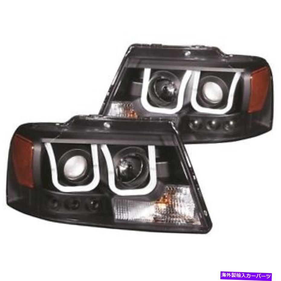 USヘッドライト Anzo USA 111288プロジェクターヘッドライトセット04-08 F-150マークLT Anzo USA 111288 Projector Headlight Set Fits 04-08 F-150 Mark LT【並行輸入品】
