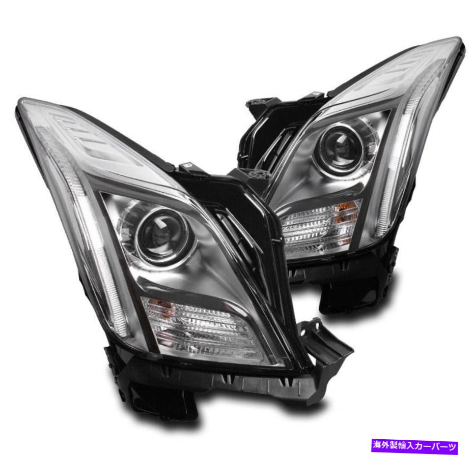 USヘッドライト 2013-2017 Cadillac XTS（非AFS）Chrome D3S LED DRLプロジェクタヘッドライトランプ FOR 2013-2017 CADILLAC XTS (NON-AFS) CHROME D3S LED DRL PROJECTOR HEADLIGHT LAMP【並行輸入品】