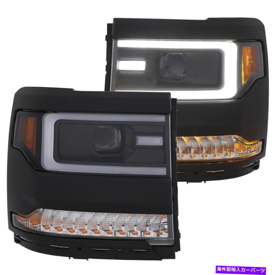 USヘッドライト Anzo USA 111373プロジェクターヘッドライトセット16-18 Silverado 1500 Anzo USA 111373 Projector Headlight Set Fits 16-18 Silverado 1500【並行輸入品】