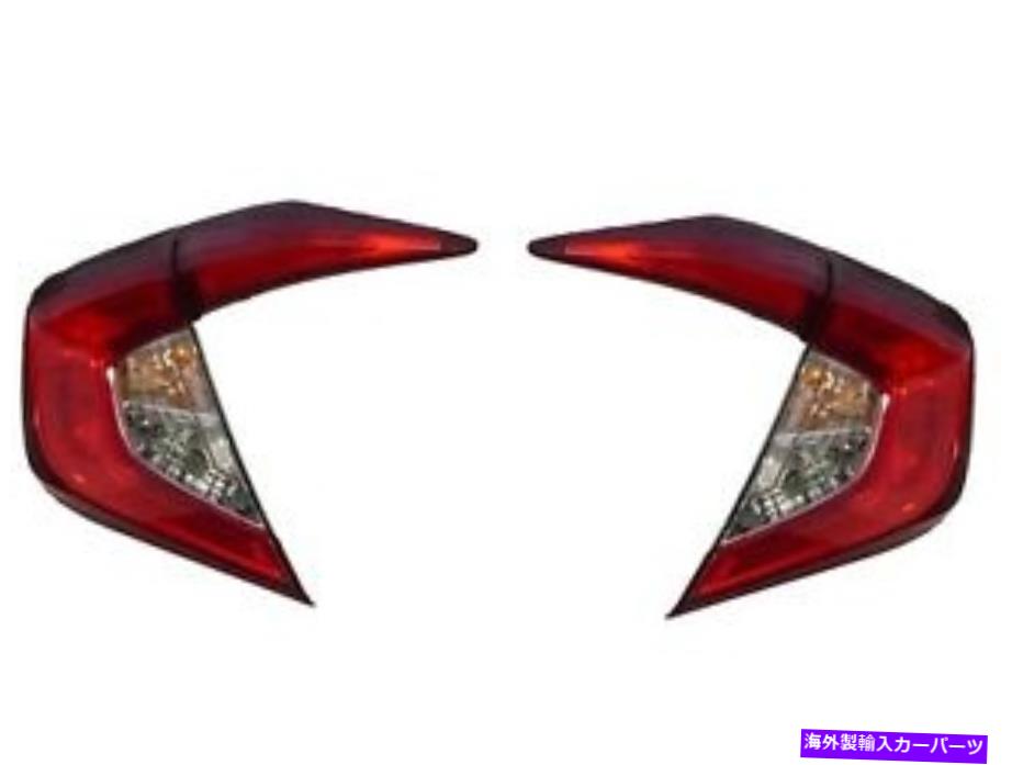 USヘッドライト ホンダシビックセダンのためのインナー＆アウター左右本物のテールライトキット16-18 Inner & Outer Left and Right Genuine Tail Lights Kit For Honda Civic Sedan 16-18【並行輸入品】