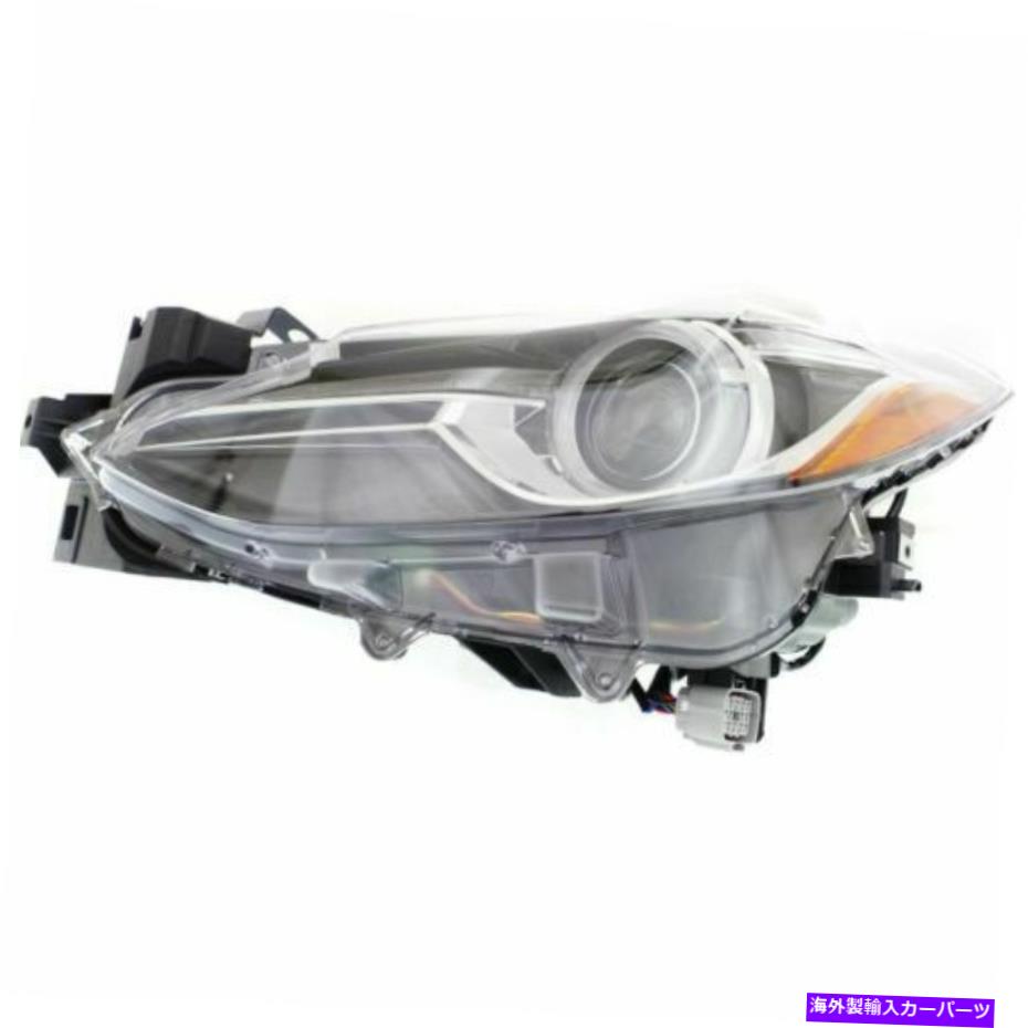 USヘッドライト AUTO LEVEL CONTROLのないLH左ドライブヘッドランプ2014 2018 Mazda 3セダン LH Left Drive Headlamp Without Auto Level Control fits 2014 2018 Mazda 3 Sedan【並行輸入品】
