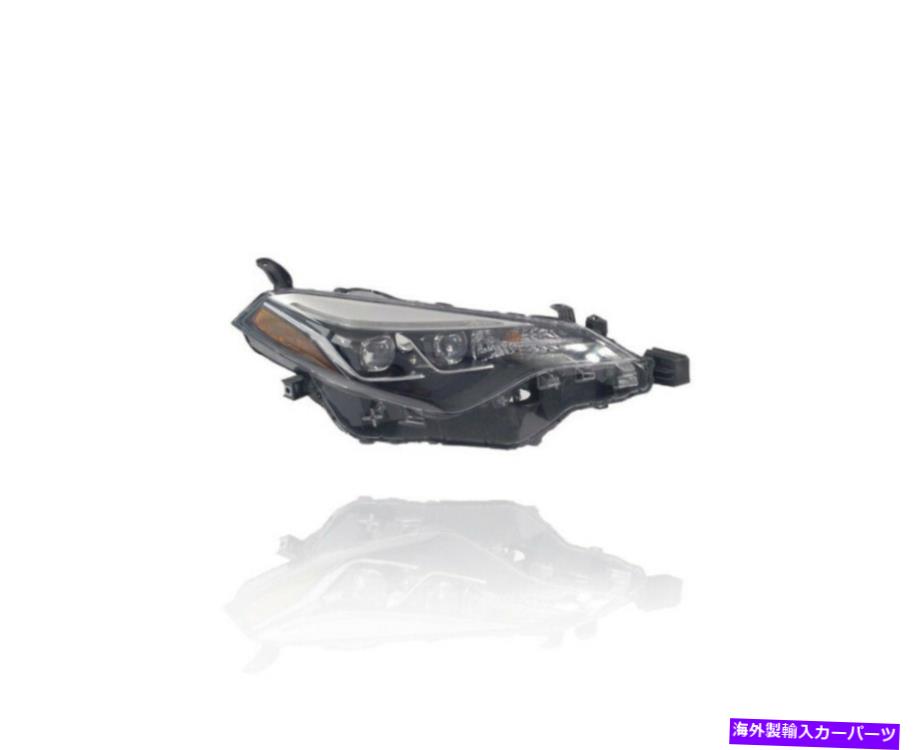 USヘッドライト 17-19トヨタカローラW / LEDアクセント右CAPA 8111002M90 Headlight DEPO For 17-19 Toyota Corolla W/LED Accent Right CAPA 8111002M90【並行輸入品】